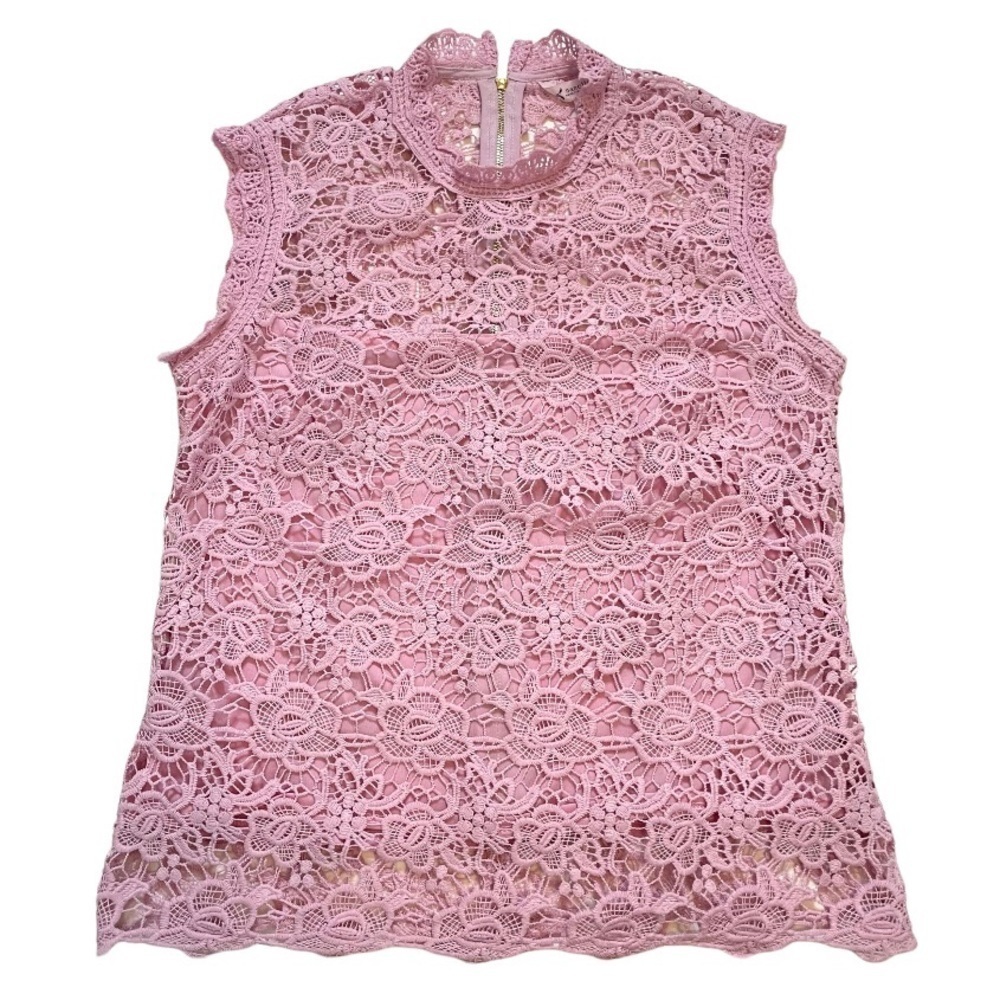 Nanette Laporte lace sleeveless top sz medium